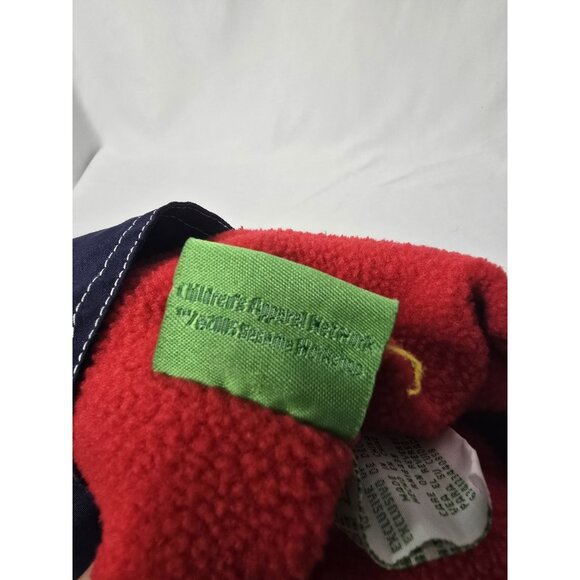 VTG Baby Toddler Sesame Street Elmo Fleece Lined Warm Overalls 18 Months Unisex - Picture 11 of 13